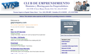 Gepromperu.com thumbnail
