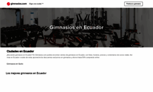 Gimnasios.com.ec thumbnail