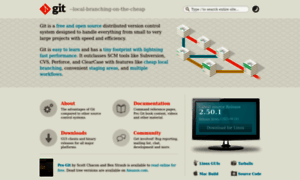 Git-scm.com thumbnail