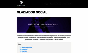 Gladiadorsocial.com thumbnail