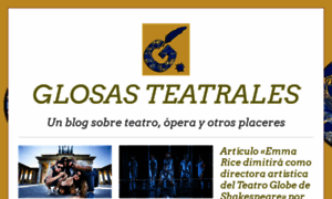 Glosasteatrales.com thumbnail