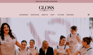 Glossmakeupandbeautystudio.com thumbnail