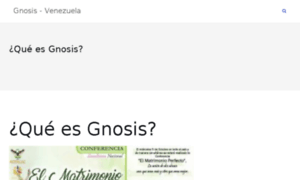 Gnosis.org.ve thumbnail