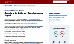 Gobiernodigital.gob.pe thumbnail
