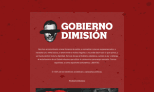 Gobiernodimision.online thumbnail