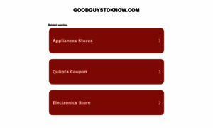 Goodguystoknow.com thumbnail
