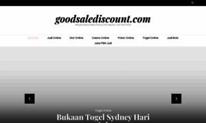 Goodsalediscount.com thumbnail