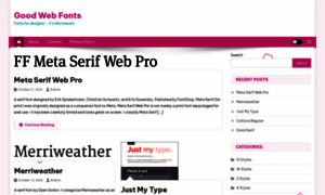 Goodwebfonts.com thumbnail