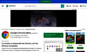 Google-chrome-beta.softonic.com thumbnail