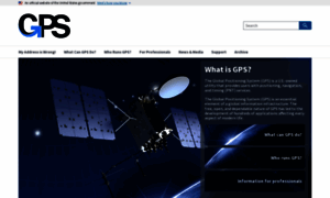 Gps.gov thumbnail