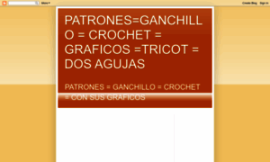 Graficos-patrones-crochet-tricot.blogspot.com thumbnail