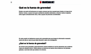 Gravedad.net thumbnail