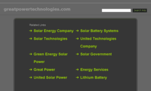 Greatpowertechnologies.com thumbnail