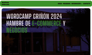 Grinon.wordcamp.org thumbnail