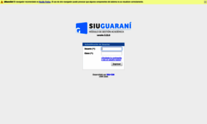 Guarani.unse.edu.ar thumbnail