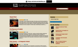 Guatemalachronicle.wordpress.com thumbnail