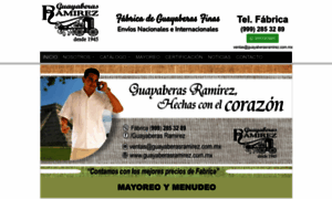 Guayaberasramirez.com.mx thumbnail