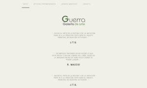 Guerragaleriadearte.com thumbnail