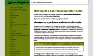 Guerrerosdelahistoria.com thumbnail