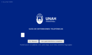 Guiatelefonica.unah.edu.hn thumbnail