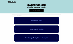 Gwpforum.org thumbnail