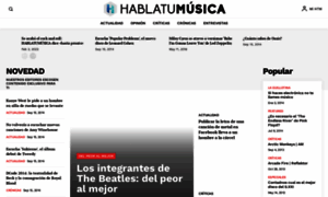 Hablatumusica.com thumbnail