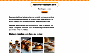 Hacerdulcedeleche.com thumbnail