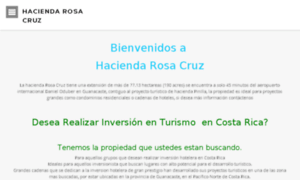 Haciendarosacruzcr.com thumbnail