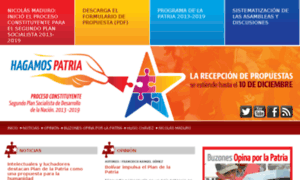 Hagamospatria.org.ve thumbnail