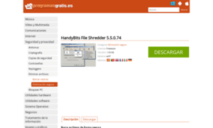 Handybits-file-shredder.programasgratis.es thumbnail