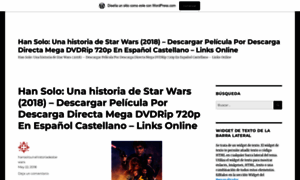 Hansolounahistoriadestarwars.wordpress.com thumbnail