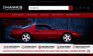 Hawksmotorsports.com thumbnail