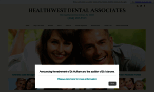 Healthwestdental.com thumbnail