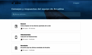 Help.arcadina.com thumbnail