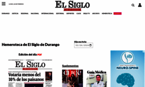 Hemeroteca.elsiglodedurango.com.mx thumbnail