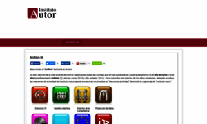 Hemeroteca.institutoautor.org thumbnail