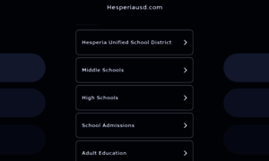 Hesperiausd.com thumbnail