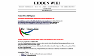 Hiddenwiki.me thumbnail