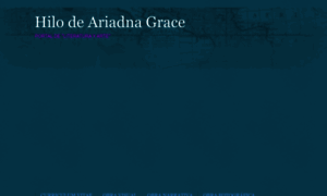 Hilodeariadnagrace.blogspot.com.ar thumbnail