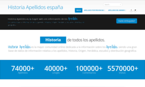 Historiaapellidos.com thumbnail
