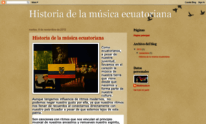 Historiadelamusicaecuatoriana.blogspot.com thumbnail