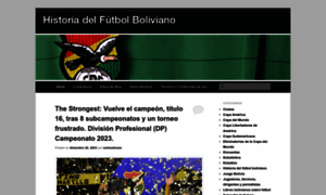 Historiadelfutbolboliviano.com thumbnail
