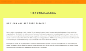 Historialalexa.com thumbnail
