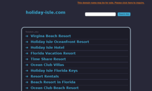 Holiday-isle.com thumbnail