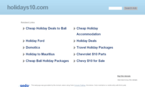 Holidays10.com thumbnail