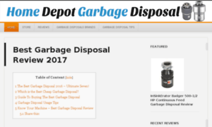 Homedepotgarbagedisposal.com thumbnail