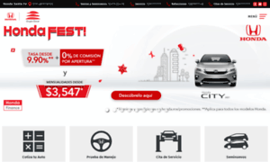 Hondasantafe.com.mx thumbnail