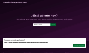 Horario-de-apertura.com thumbnail