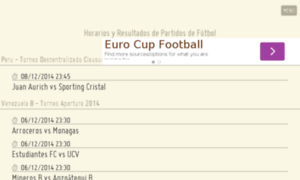 Horariodepartidos.com thumbnail