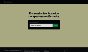 Horarios.ec thumbnail